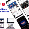 News Full App - Flutter App Android + iOS + Website