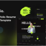 Noxfolio - Personal Portfolio Resume React NextJs Template