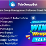 TeleGroupBot - Telegram Group Management Software (SaaS Platform)