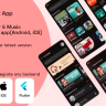 Pods- Podcast Player & Music Streaming flutter 3.3 app(Android, iOS) UI template