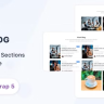 Bloglog - Bootstrap 5 Blog Section Template