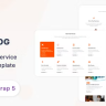 Servlog - Bootstrap 5 Service & Features Section Template