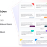 Ribboz - Ribbons Pages Tailwind CSS 3 HTML Template