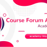 Academy LMS Course Forum Addon