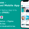 Travel Mobile App | UI Kit | React Native | Figma FREE | Travas