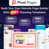 PixelPages - SAAS Application Website Builder for HTML Template