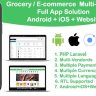 grocery / delivery services / ecommerce multi vendors(Android + iOS + Website) ionic 7 / Laravel